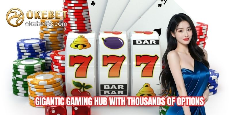 Gigantic gaming hub with thousands of options