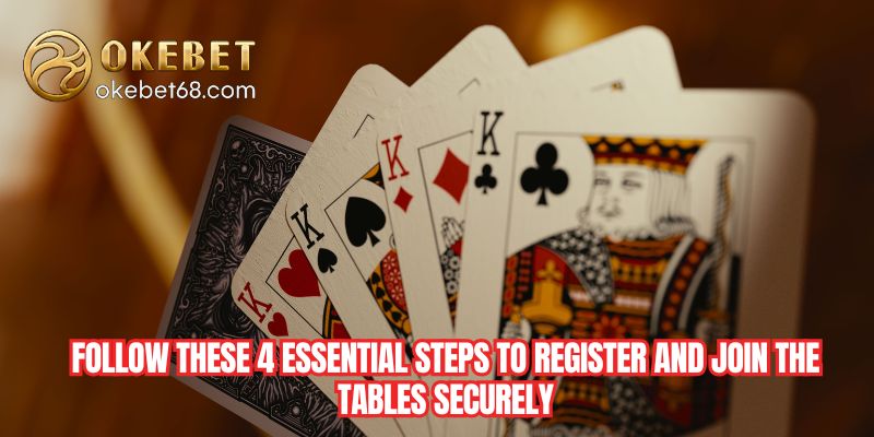 Follow these 4 essential steps to register and join the tables securely