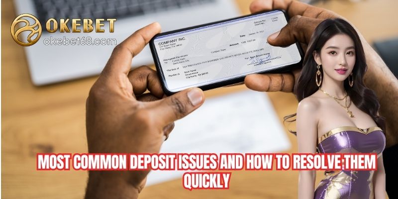 Most common deposit issues and how to resolve them quickly