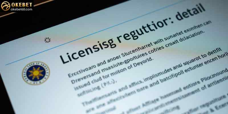 Legitimate platforms display licensing details issued by the Philippine regulator.
